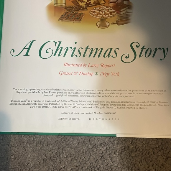 Dick & Jane Books “ A Christmas Story” By Grosset & Dunlap - Picture 4 of 4